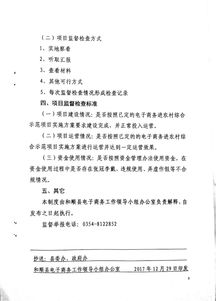 和順縣電子商務進農村綜合示范項目監督檢查制度（試行）——數字內容制作服務專項
